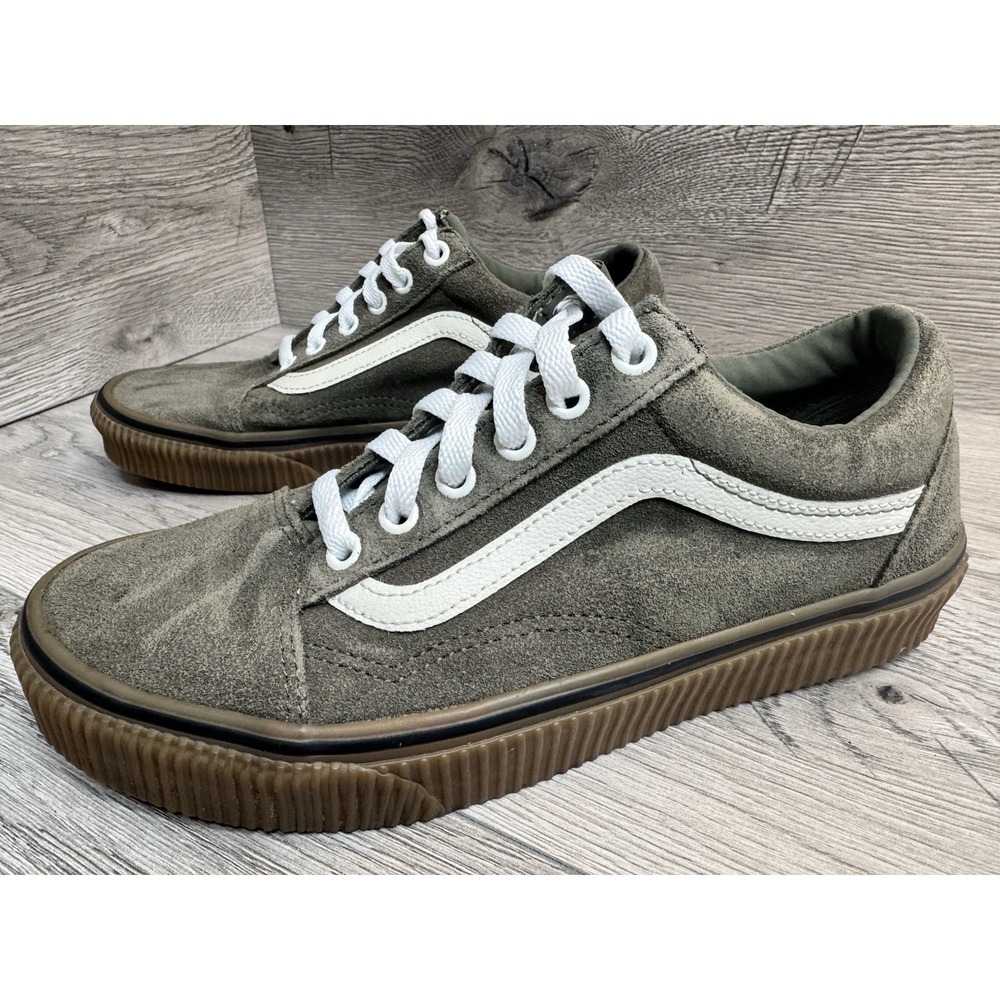 Vans Old Skool Embossed Forest Night/Gum Skate Sneakers Men's 6 ~ Women's 7.5 - Picture 3 of 9